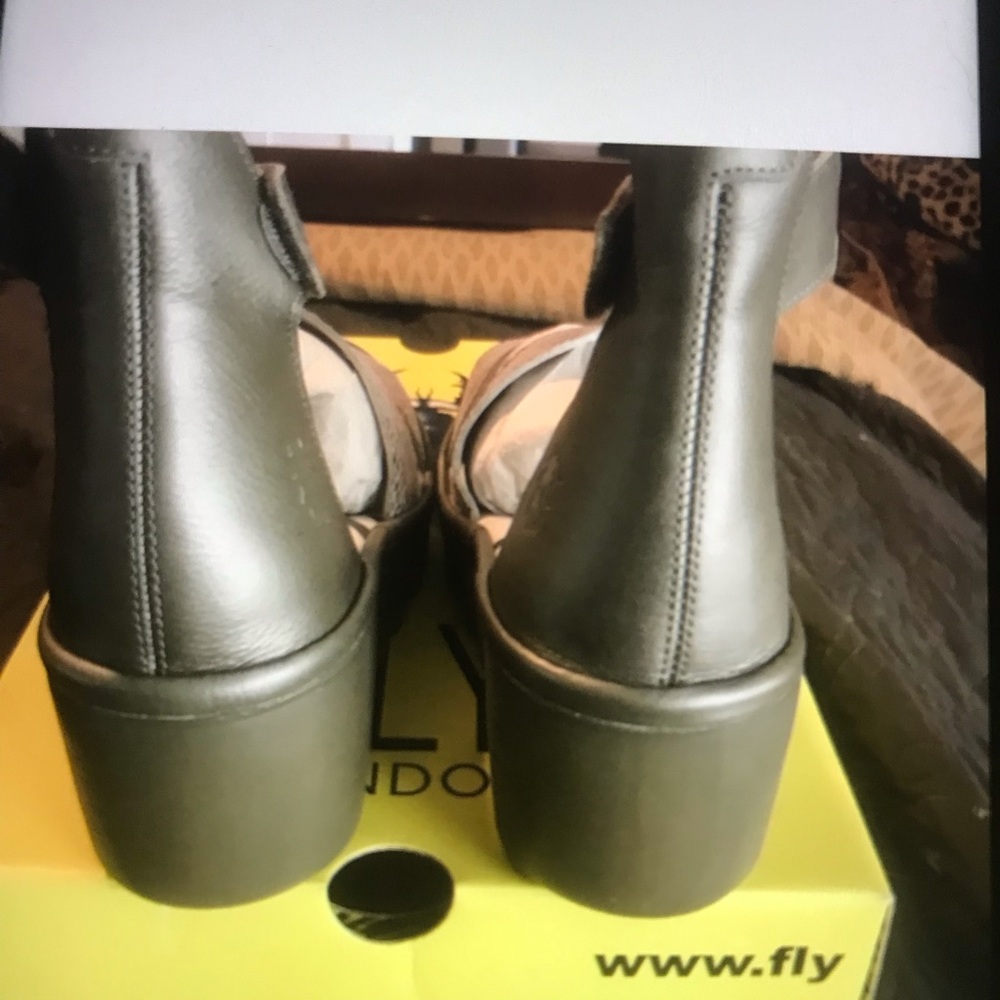 NEW … Fly London snake/Jane wedges - Picture 4 of 7